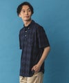 NAVY SARARI サラリピュール 総柄ポロシャツ メンズ商品サムネイル-16