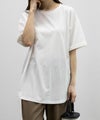 NAVY SARARI チュニック丈Tシャツ レディース メール便 対応商品商品サムネイル-8