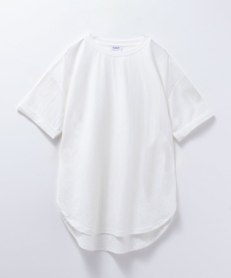 NAVY SARARI チュニック丈Tシャツ レディース メール便 対応商品商品画像-27