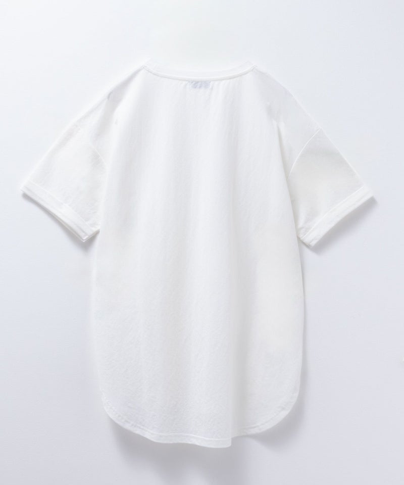 NAVY SARARI チュニック丈Tシャツ レディース メール便 対応商品商品画像-28