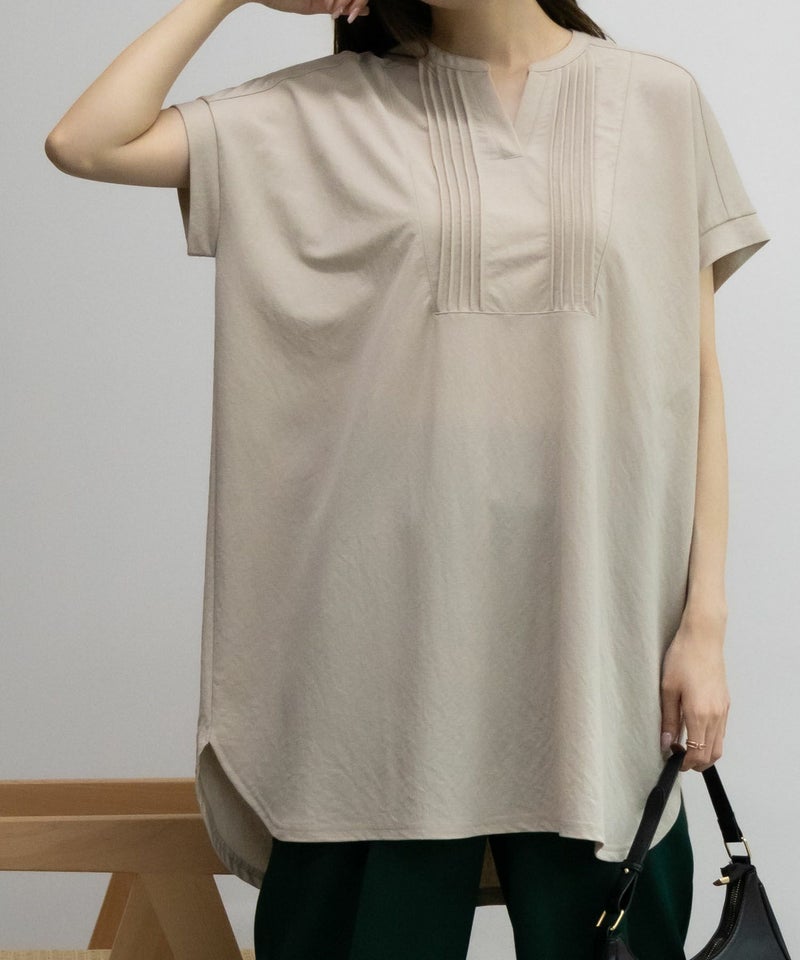 NAVY SARARI ピンタックチュニックプルオーバー レディース メール便 対応商品商品画像-9