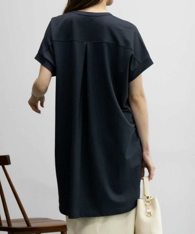 NAVY SARARI ピンタックチュニックプルオーバー レディース メール便 対応商品商品画像-16