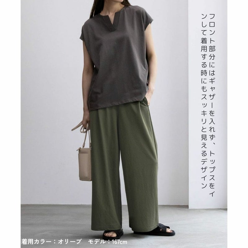 NAVY SARARI ワイドパンツ レディース商品画像-12