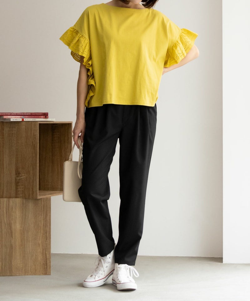 NAVY SARARI  テーパードパンツ レディース商品画像-11