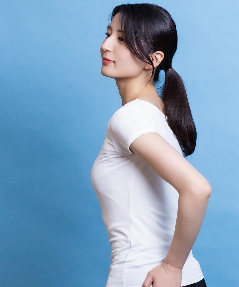 NAVY SARARI  UネックTシャツ レディース メール便 対応商品商品画像-13