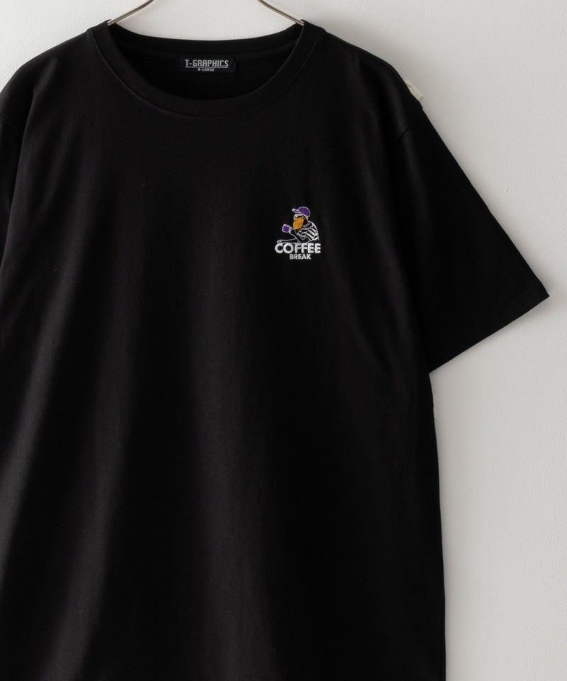 T-GRAPHICS  髭サガラ刺繍Tシャツ メンズ メール便 対応商品商品画像-2