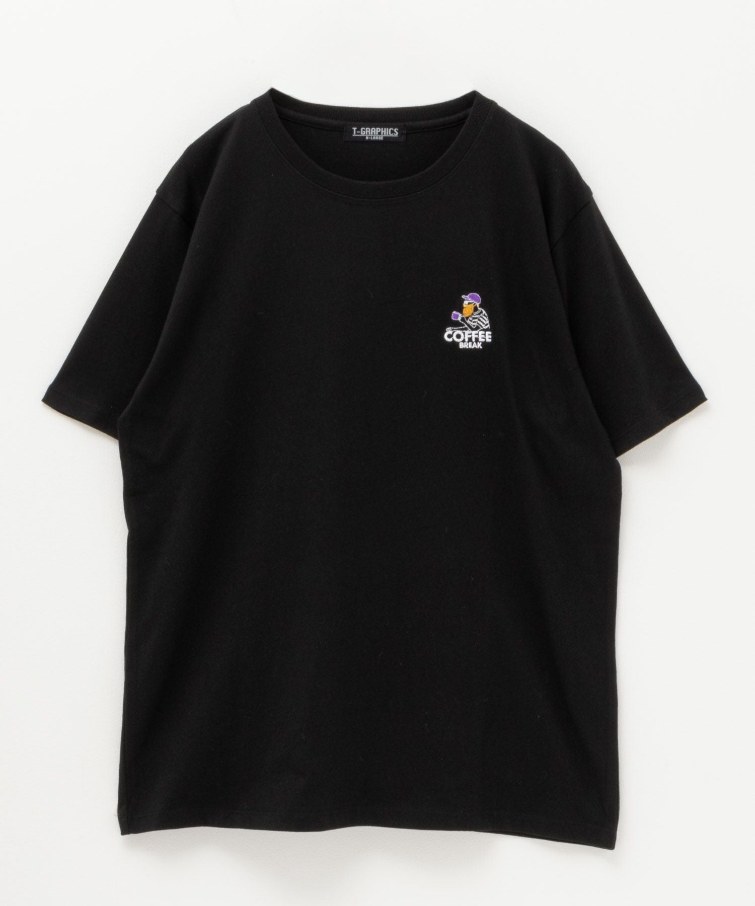 T-GRAPHICS 髭サガラ刺繍Tシャツ メンズ