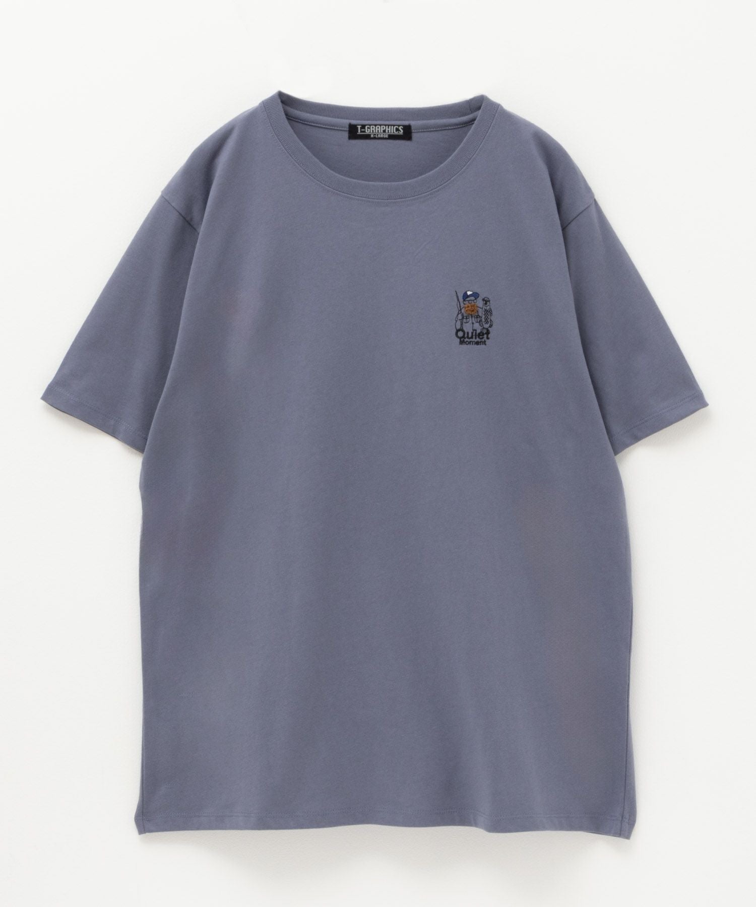 T-GRAPHICS 髭サガラ刺繍Tシャツ メンズ