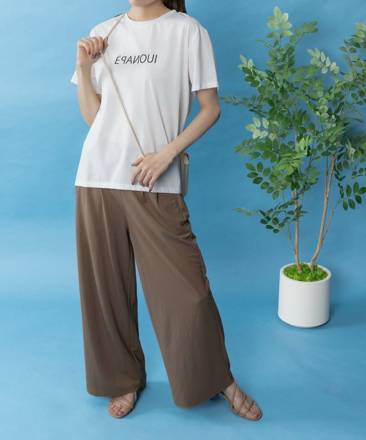 NAVY SARARI クール＆UVカットプリントTシャツ レディース ネコポス 対応商品