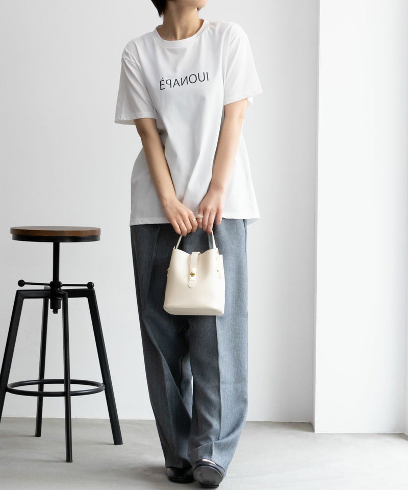 NAVY SARARI  クール＆UVカットプリントTシャツ レディース メール便 対応商品商品画像-16