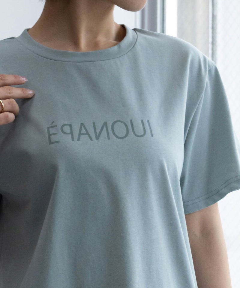 NAVY SARARI  クール＆UVカットプリントTシャツ レディース メール便 対応商品商品画像-20