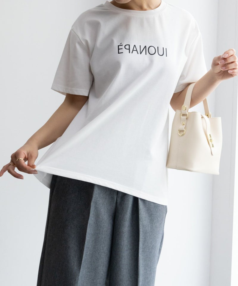 NAVY SARARI  クール＆UVカットプリントTシャツ レディース メール便 対応商品商品画像-27