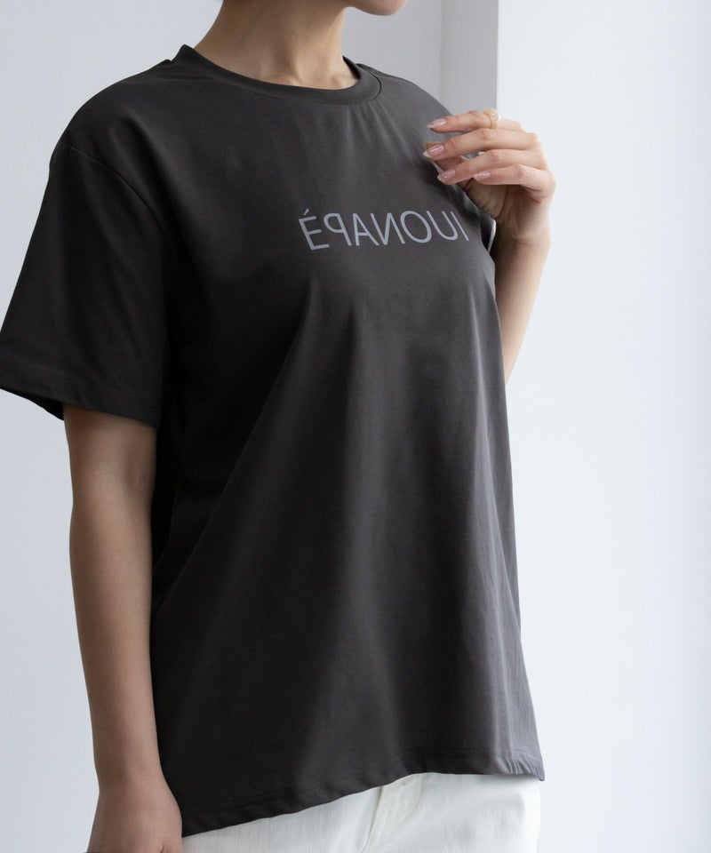 NAVY SARARI  クール＆UVカットプリントTシャツ レディース メール便 対応商品商品画像-31