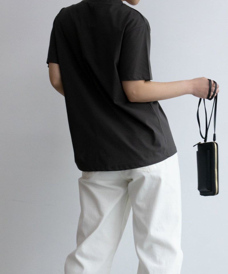 NAVY SARARI  クール＆UVカットプリントTシャツ レディース メール便 対応商品商品画像-34