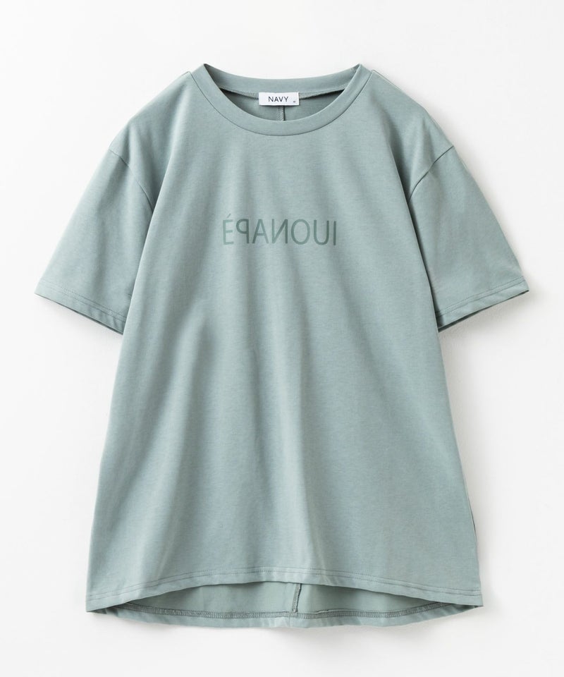 NAVY SARARI  クール＆UVカットプリントTシャツ レディース メール便 対応商品商品画像-35