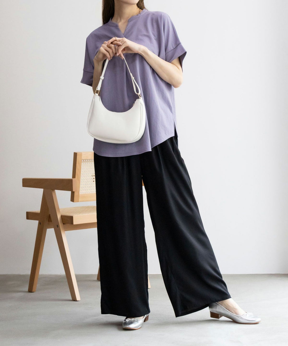 Howdy Marie インドファブリック 総柄ワイドパンツ レディース