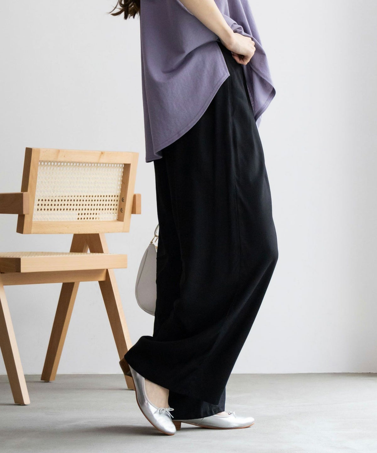 Howdy Marie インドファブリック 総柄ワイドパンツ レディース