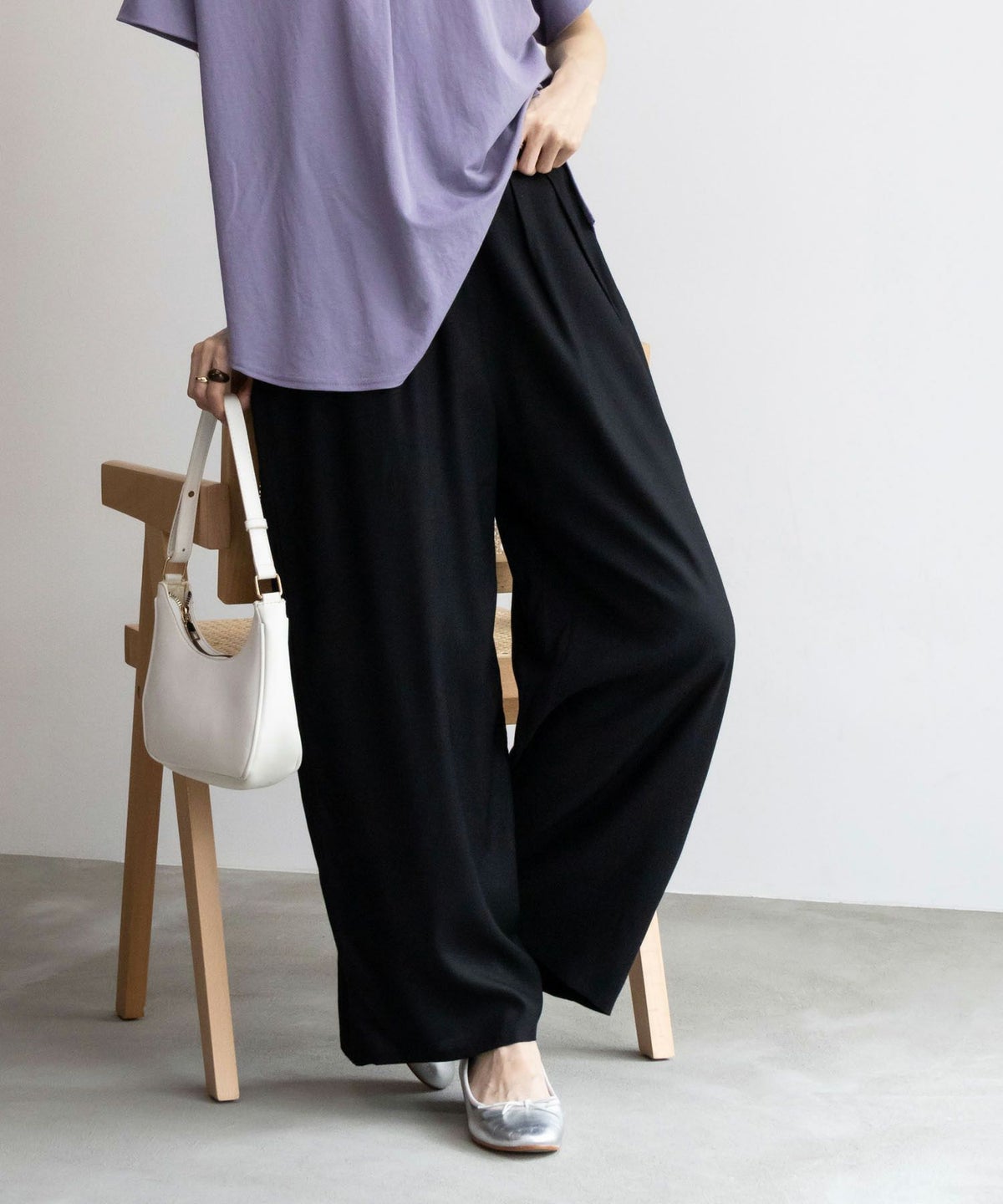 Howdy Marie インドファブリック 総柄ワイドパンツ レディース