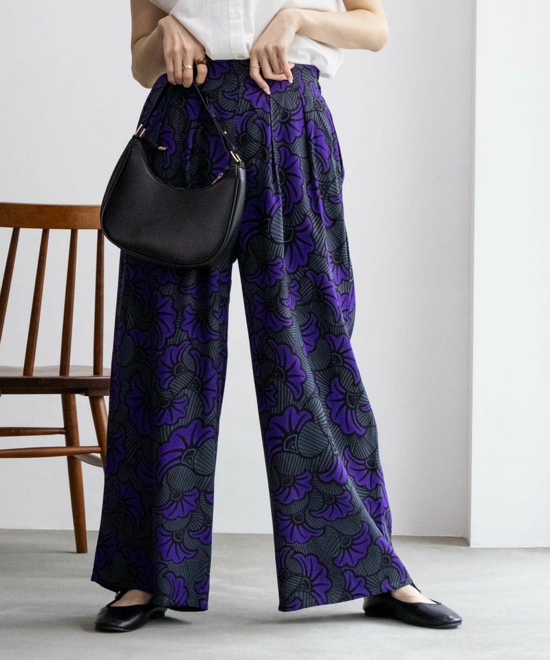 Howdy Marie  インドファブリック 総柄ワイドパンツ レディース商品画像-25