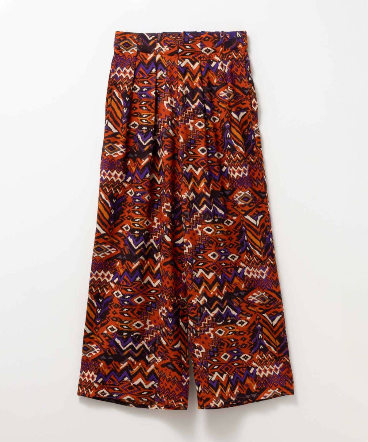 Howdy Marie インドファブリック 総柄ワイドパンツ レディース