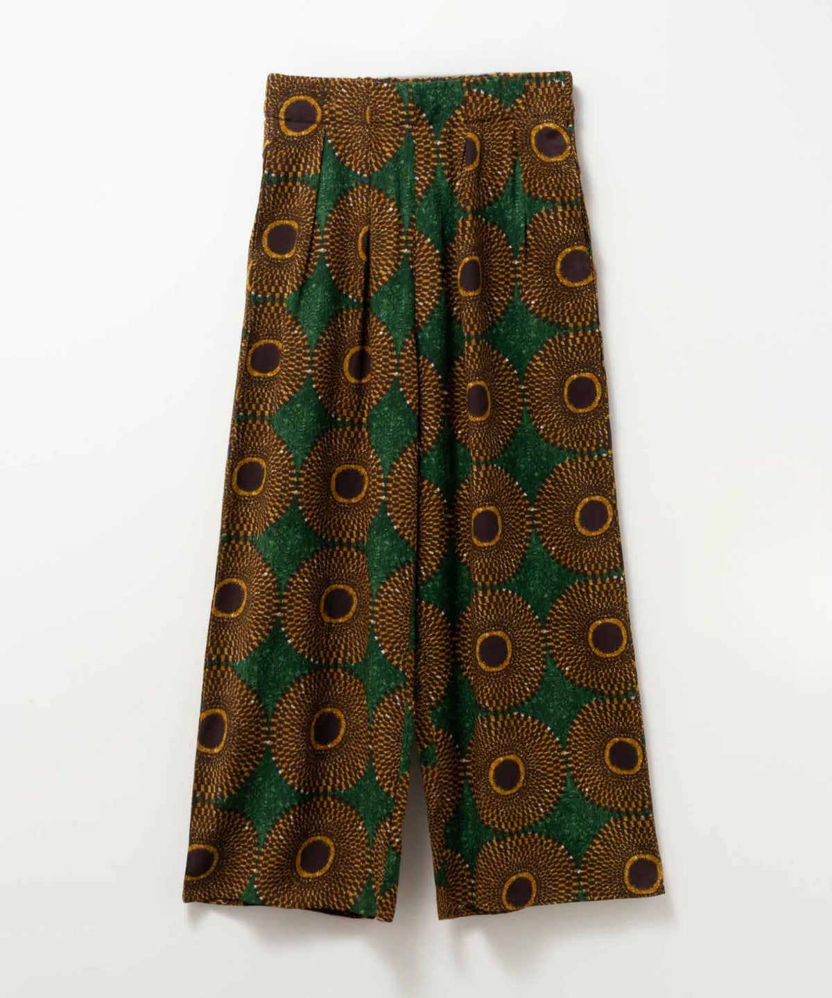 Howdy Marie インドファブリック 総柄ワイドパンツ レディース