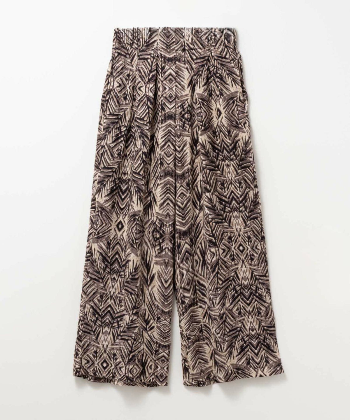 Howdy Marie インドファブリック 総柄ワイドパンツ レディース