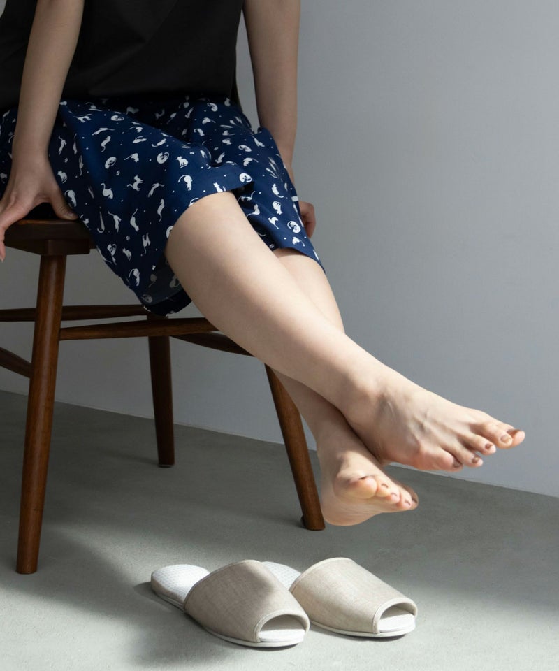 [期間限定価格]NAVY レーヨンステテコ ネコ柄 レディース商品画像-21