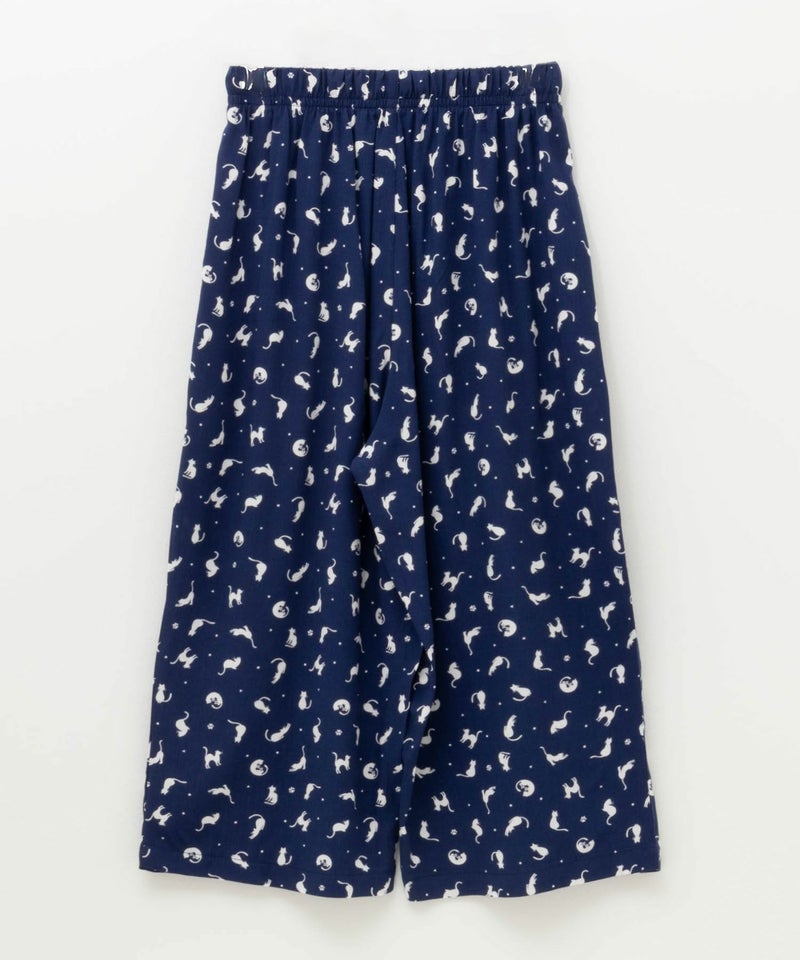 NAVY レーヨンステテコ ネコ柄 レディース商品画像-27