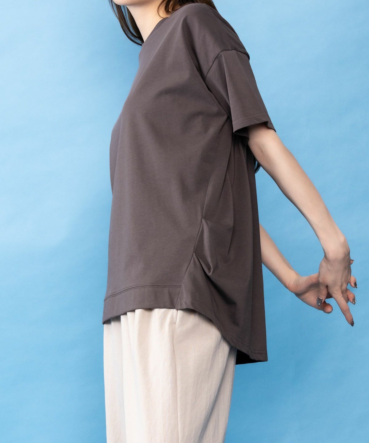 NAVY SARARI クール＆UVチュニックTシャツ レディース ネコポス 対応商品