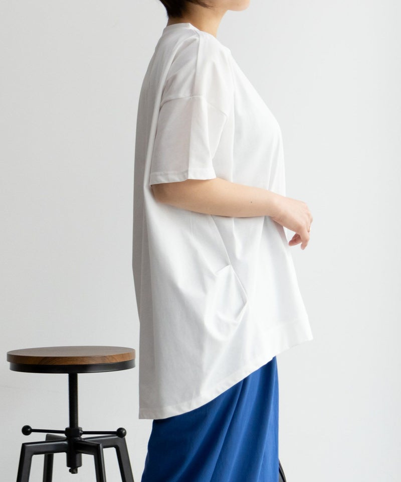 NAVY SARARI クール&UVチュニックTシャツ レディース メール便 対応商品商品画像-19