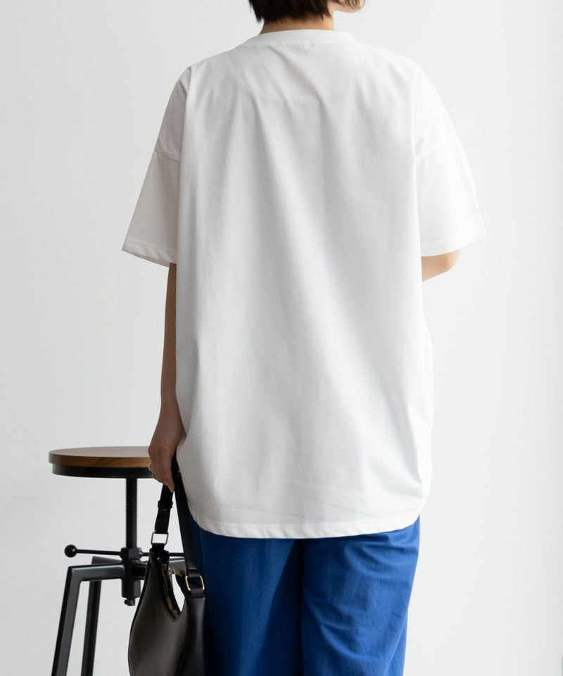 NAVY SARARI  クール＆UVチュニックTシャツ レディース メール便 対応商品商品画像-20