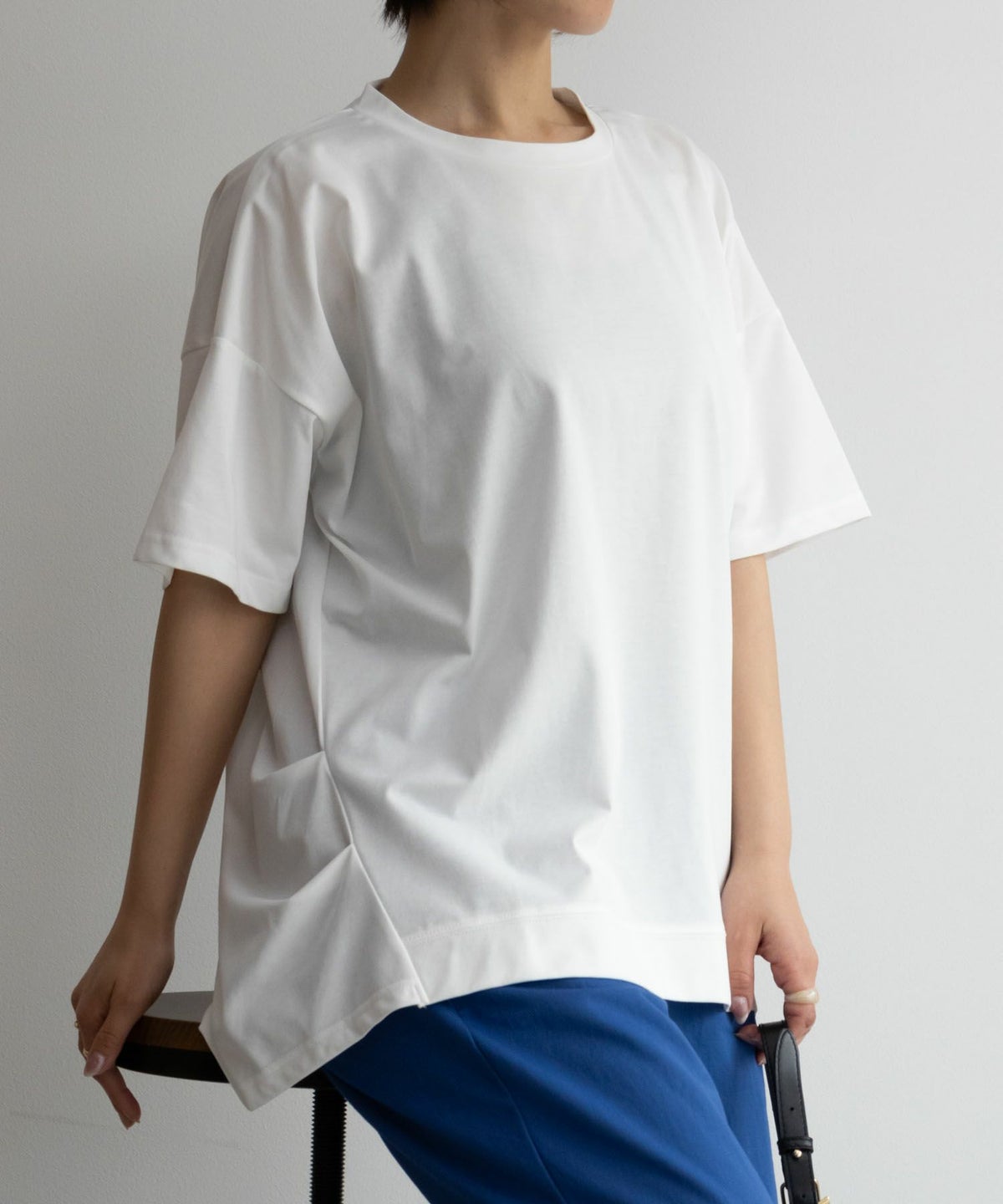 NAVY SARARI クール＆UVチュニックTシャツ レディース ネコポス 対応商品