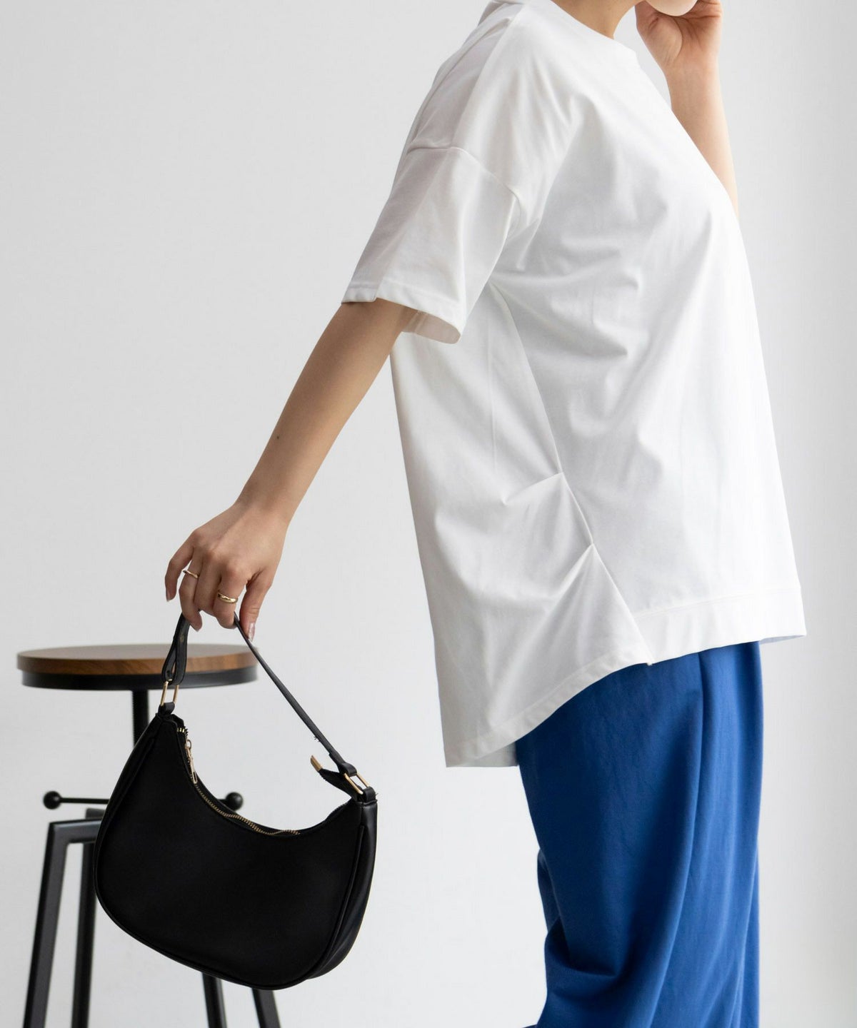 NAVY SARARI クール＆UVチュニックTシャツ レディース ネコポス 対応商品