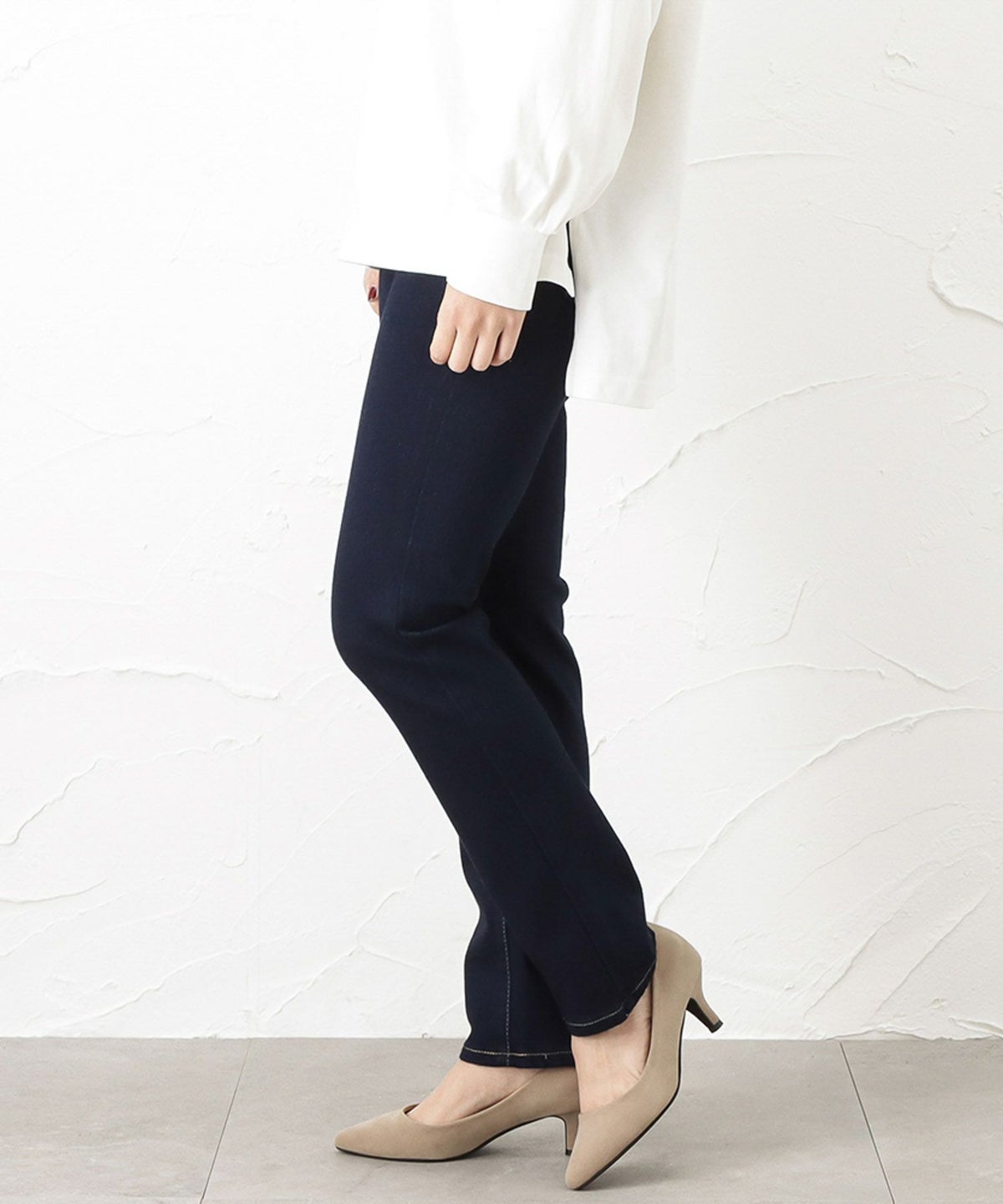 EDWIN JERSEYS MID SLIM STRAIGHT レディース
