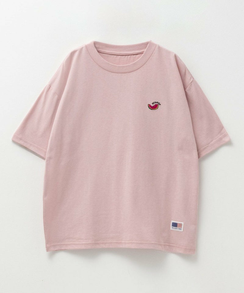 NAVY USコットン刺繍Tシャツ キッズ メール便 対応商品商品画像-3