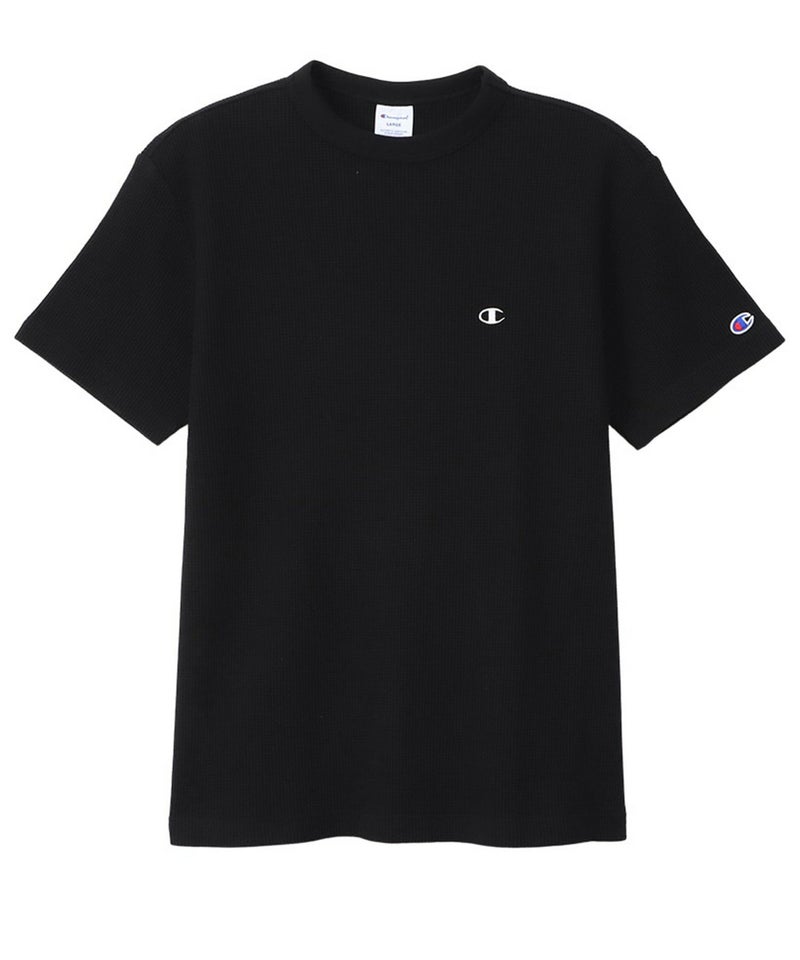 Champion ワンポイントCロゴワッフルTシャツ メンズ メール便 対応商品商品画像-3