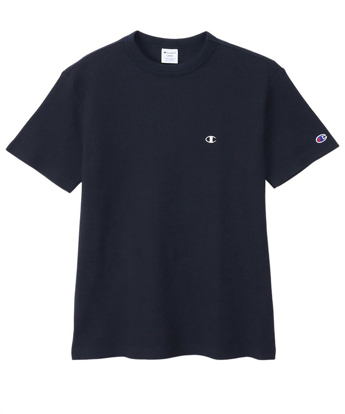 Champion ワンポイントＣロゴワッフルＴシャツ メンズ ネコポス 対応商品