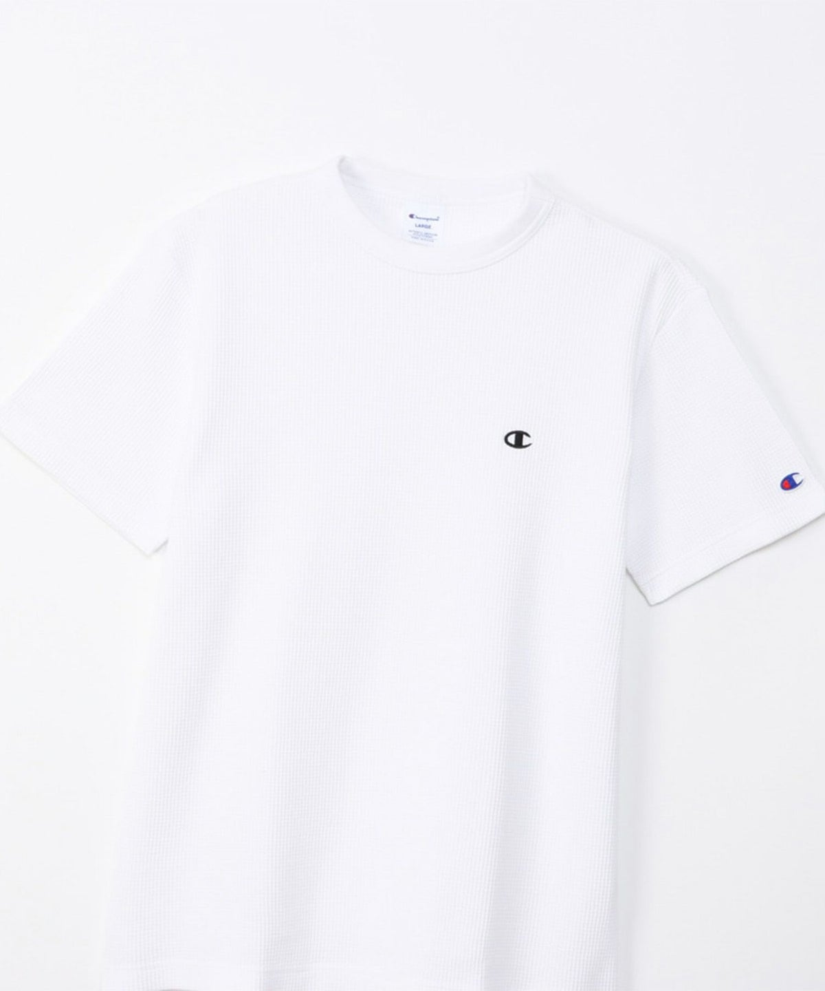 Champion ワンポイントＣロゴワッフルＴシャツ メンズ ネコポス 対応商品