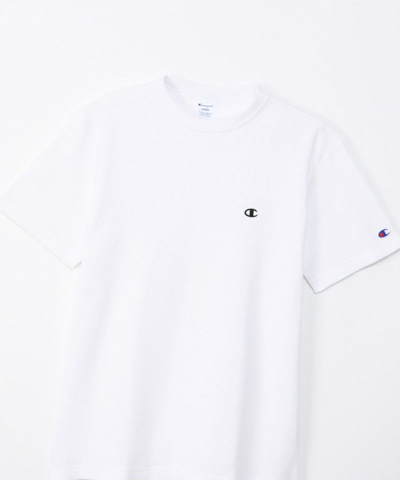 Champion  ワンポイントＣロゴワッフルＴシャツ メンズ メール便 対応商品商品画像-8