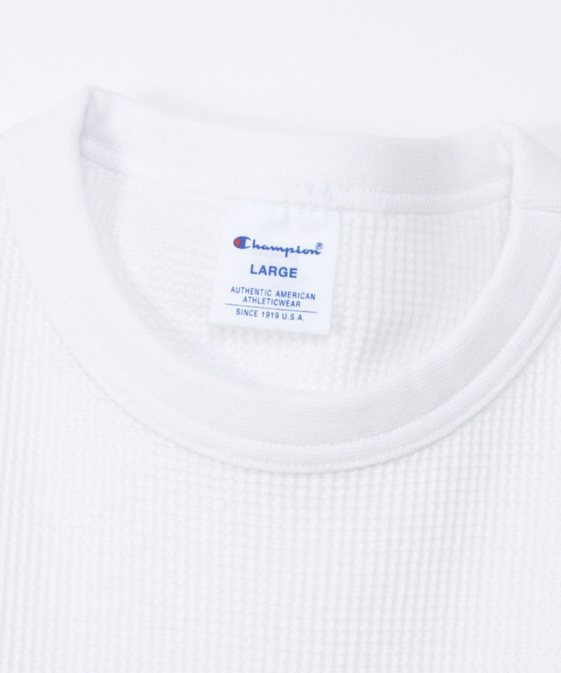 Champion  ワンポイントＣロゴワッフルＴシャツ メンズ メール便 対応商品商品画像-9
