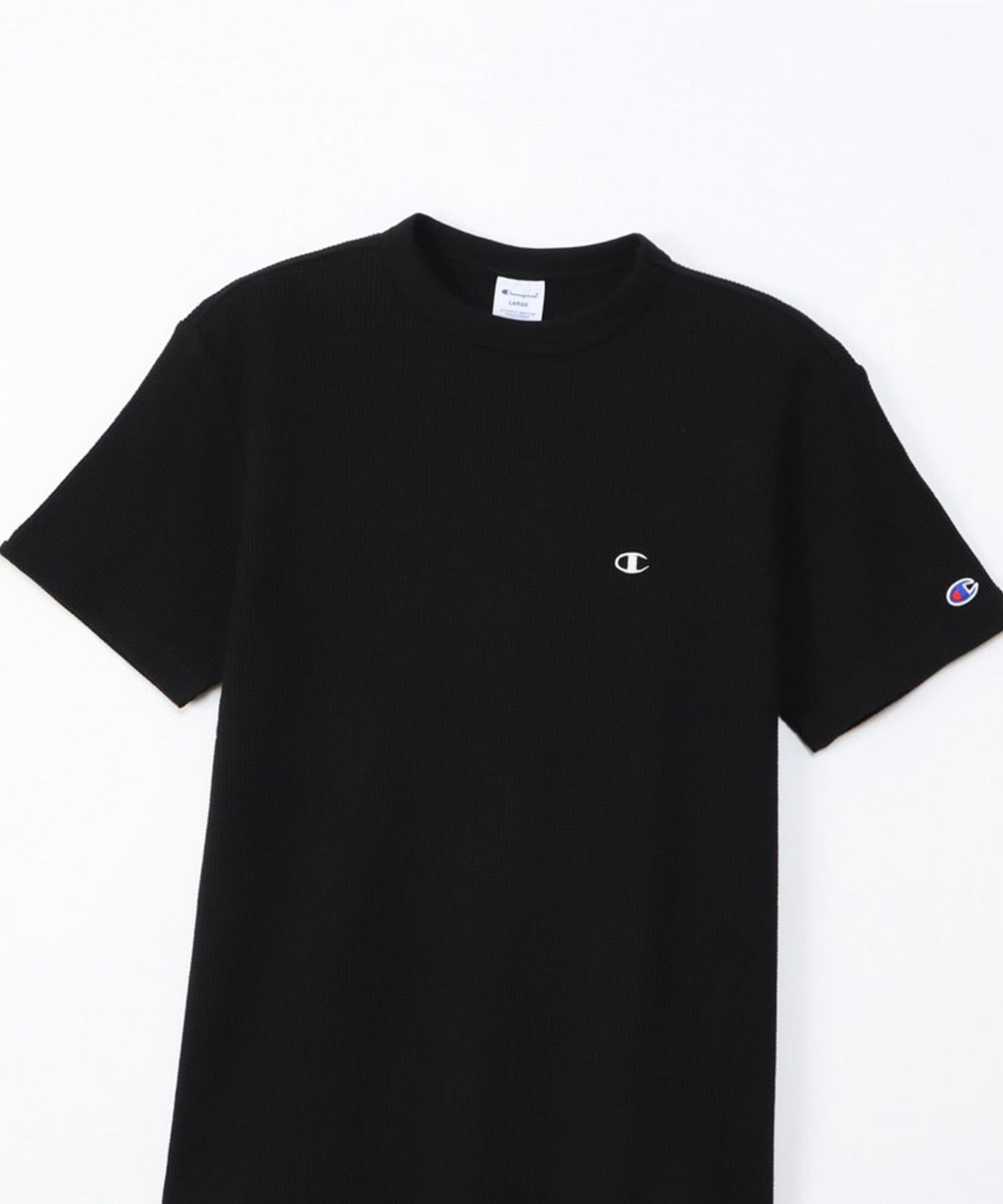Champion ワンポイントＣロゴワッフルＴシャツ メンズ ネコポス 対応商品