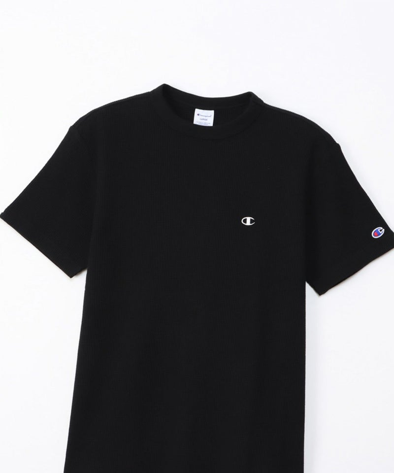 Champion ワンポイントCロゴワッフルTシャツ メンズ メール便 対応商品商品画像-11