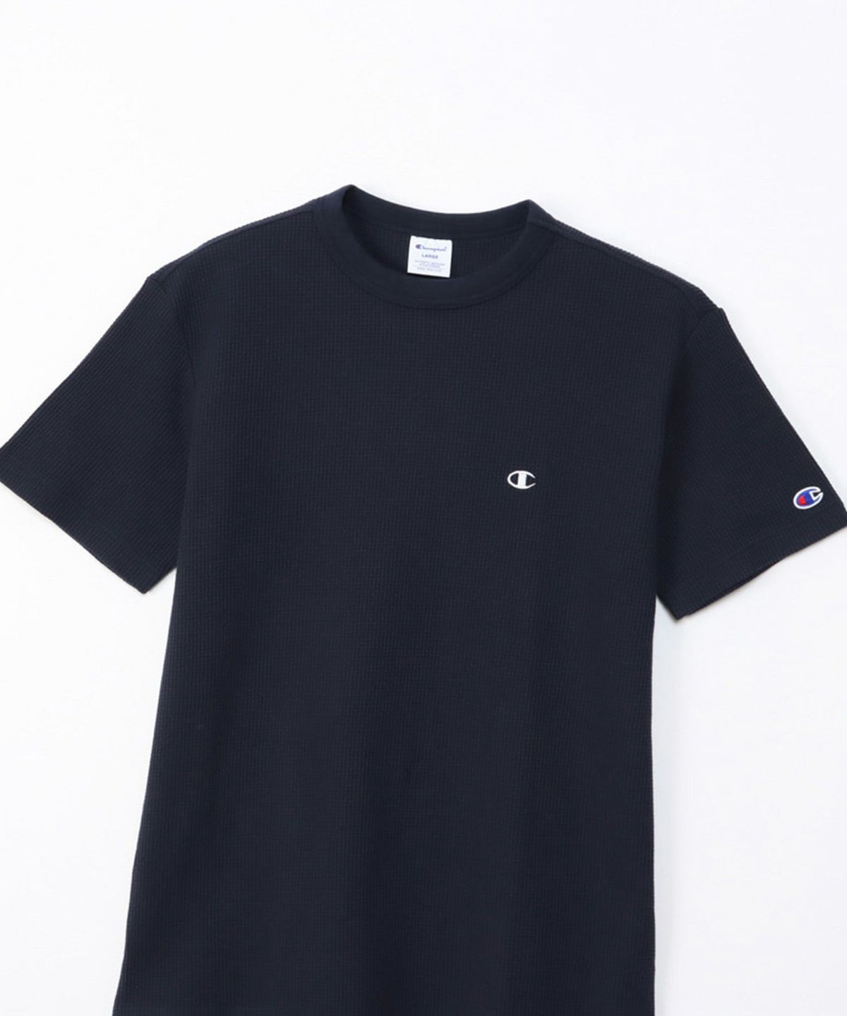 Champion ワンポイントＣロゴワッフルＴシャツ メンズ ネコポス 対応商品