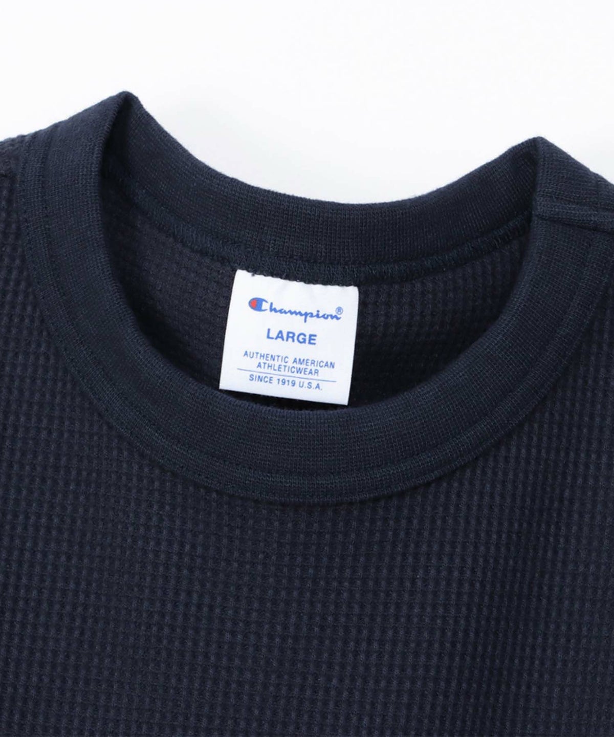 Champion ワンポイントＣロゴワッフルＴシャツ メンズ ネコポス 対応商品