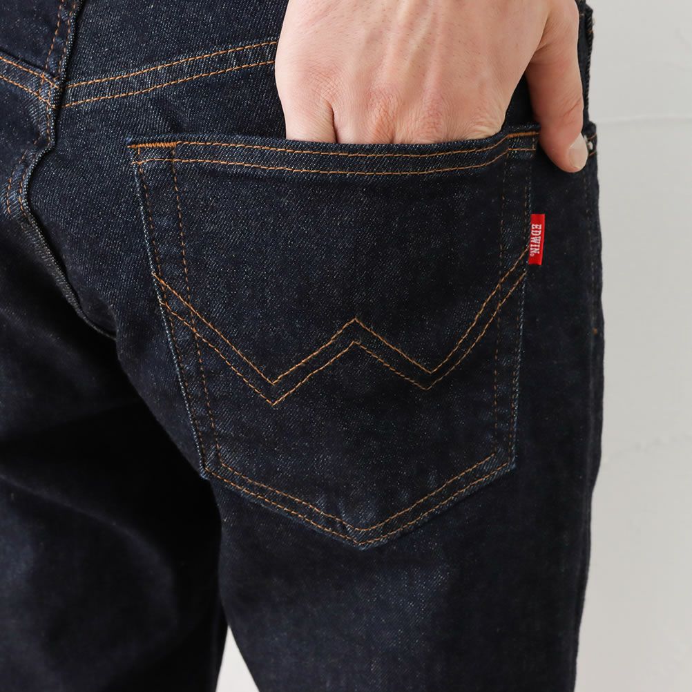 EDWIN INB FLEX レギュラーストレートパンツ メンズ