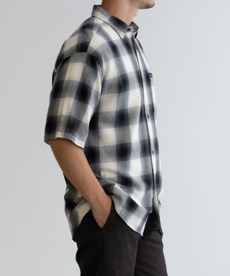 [期間限定価格]【オンラインストア限定】RED CAP GIRL  オンブレーチェックバック刺繍＆プリント半袖シャツ メンズ商品画像-9