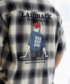 [期間限定価格]【オンラインストア限定】RED CAP GIRL  オンブレーチェックバック刺繍＆プリント半袖シャツ メンズ商品サムネイル-13