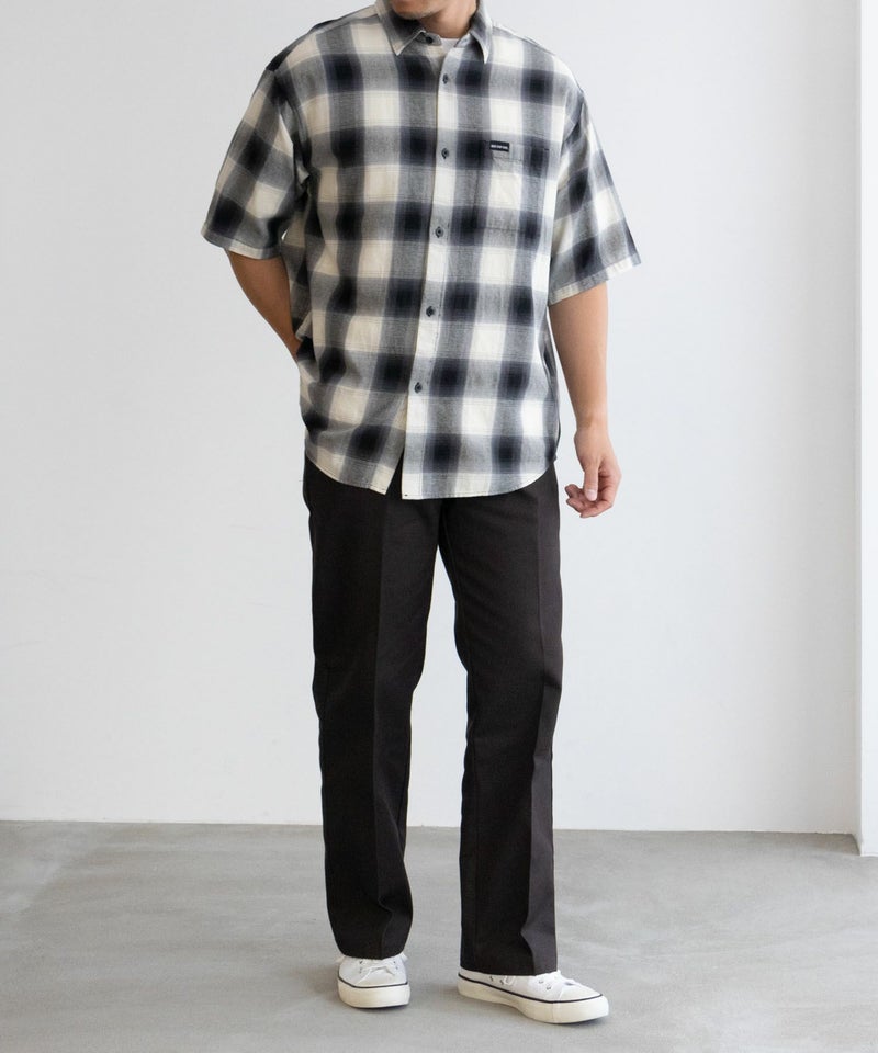 【オンラインストア限定】RED CAP GIRL オンブレーチェックバック刺繍&プリント半袖シャツ メンズ商品画像-15