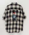 [期間限定価格]【オンラインストア限定】RED CAP GIRL  オンブレーチェックバック刺繍＆プリント半袖シャツ メンズ商品サムネイル-34