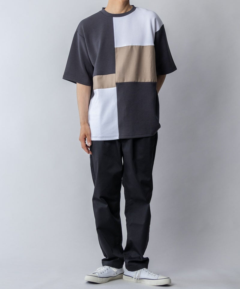 URBAN COLLECTION エアスムージー 切替えTシャツ メンズ メール便 対応商品商品画像-4